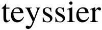 teyssier